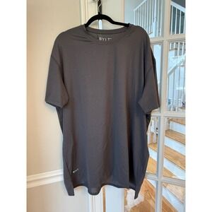 BYLT Premium Basics Mens XXL Charcoal Grey Mesh Active Performance T-Shirt